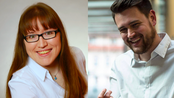 Portraits von Katrin Angerbauer und Markus Wieland